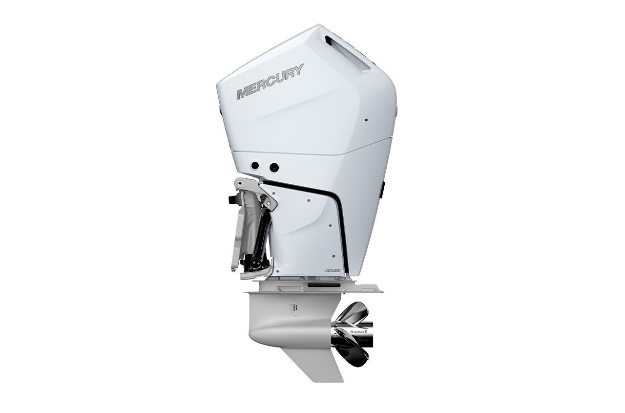 Mercury 350HP Verado V10 4-Stroke Outboard | Counter Rotation | Digital Throttle & Shift | Electric Start | 30" XX-Long | White | Verado 350CXXL V1... - Image 2