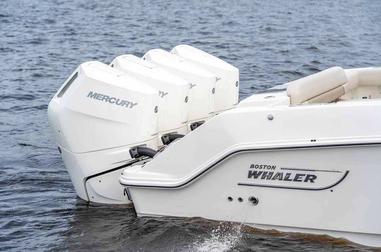 Mercury 400HP Verado V10 4-Stroke Outboard | Electric Start | 35" XX-Long | White | Verado 400XXXL V10 WH - Image 9