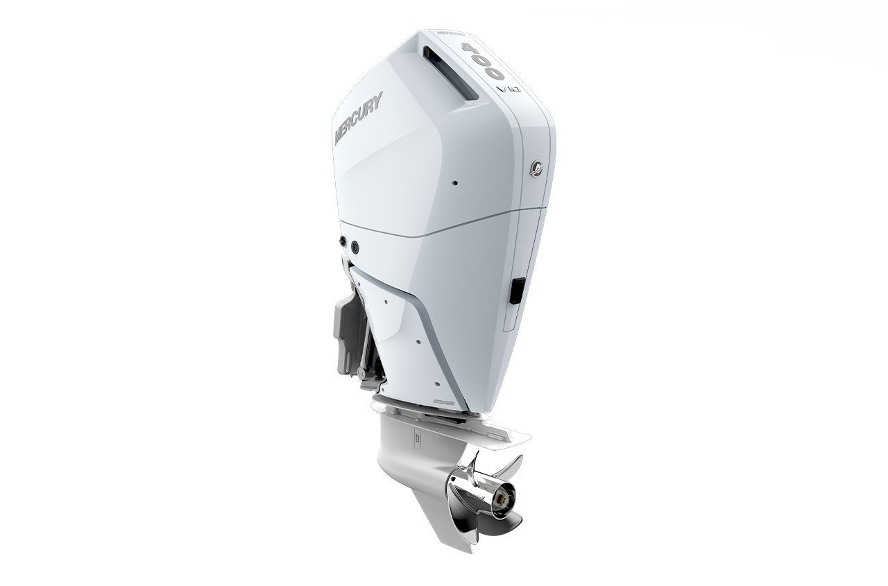 Mercury 400HP Verado V10 4-Stroke Outboard | Counter Rotation | Electric Start | 35" XX-Long | White | Verado 400CXXXL V10 WH
