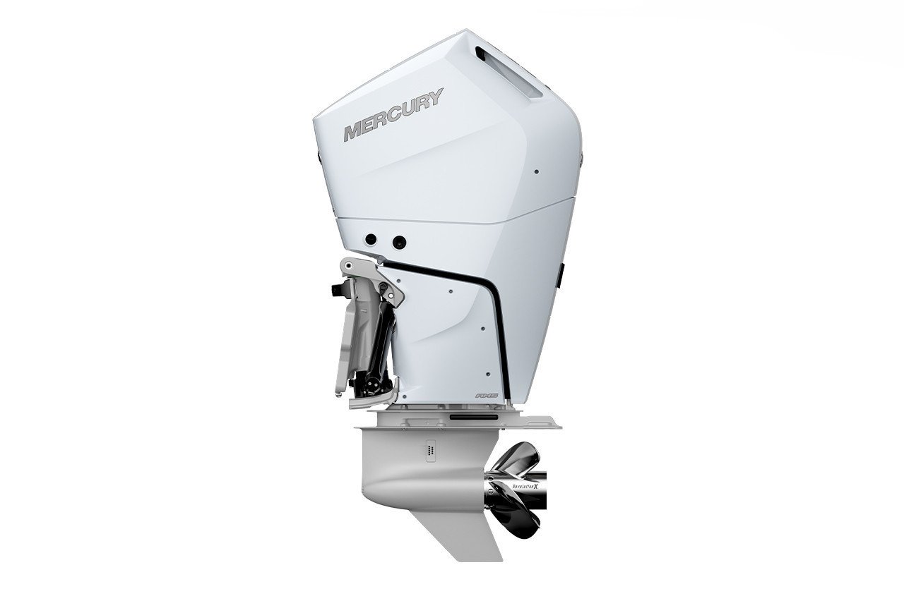 Mercury 400HP Verado V10 4-Stroke Outboard | Counter Rotation | Electric Start | 35" XX-Long | White | Verado 400CXXXL V10 WH - Image 2