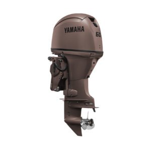 Yamaha 60hp Midrange Outboard Motor 20" Shaft Standard Rotation Matte Brown F60LC3