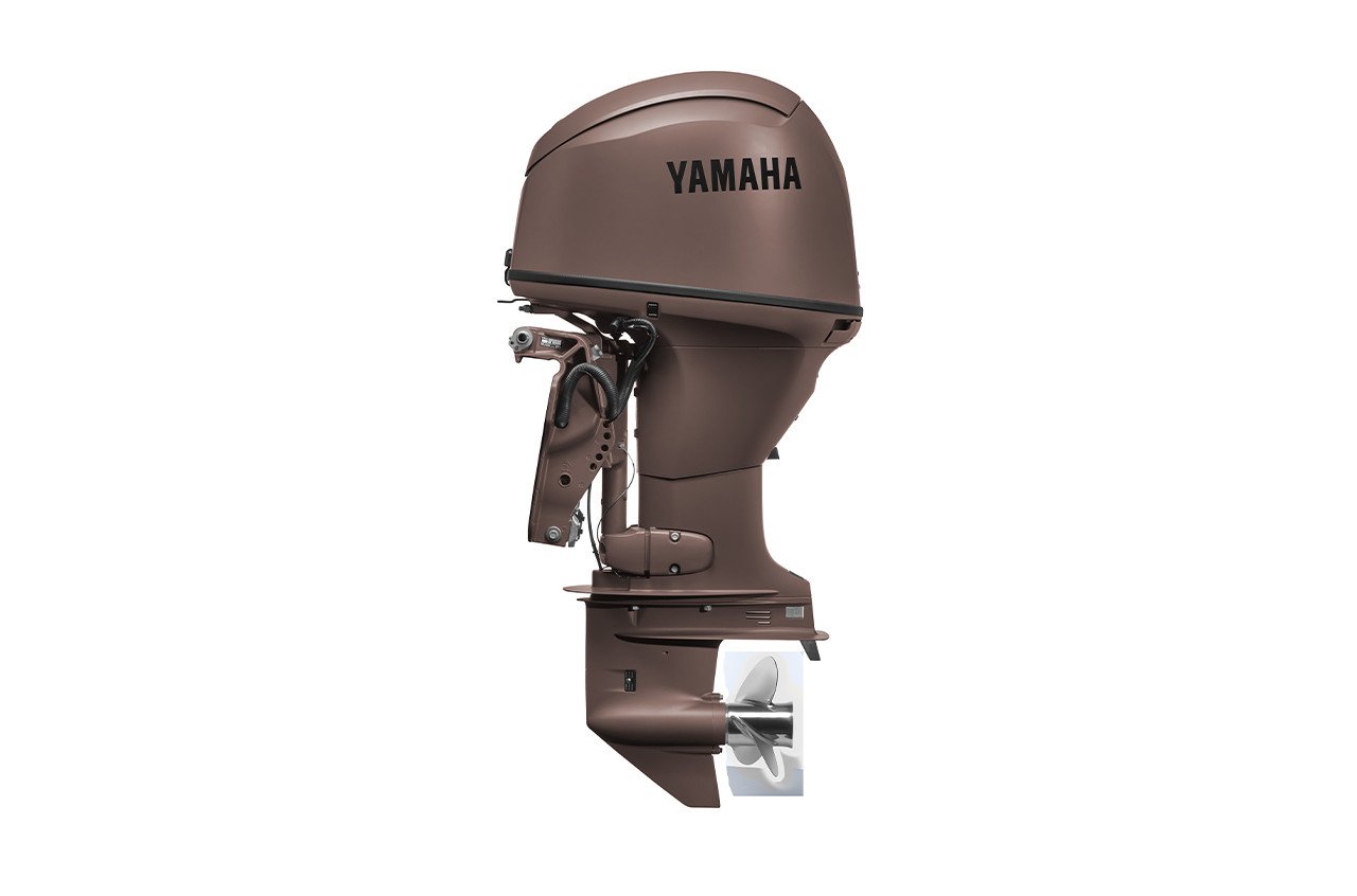 Yamaha 60hp Midrange Outboard Motor 20" Shaft Standard Rotation Matte Brown F60LC3 - Image 3