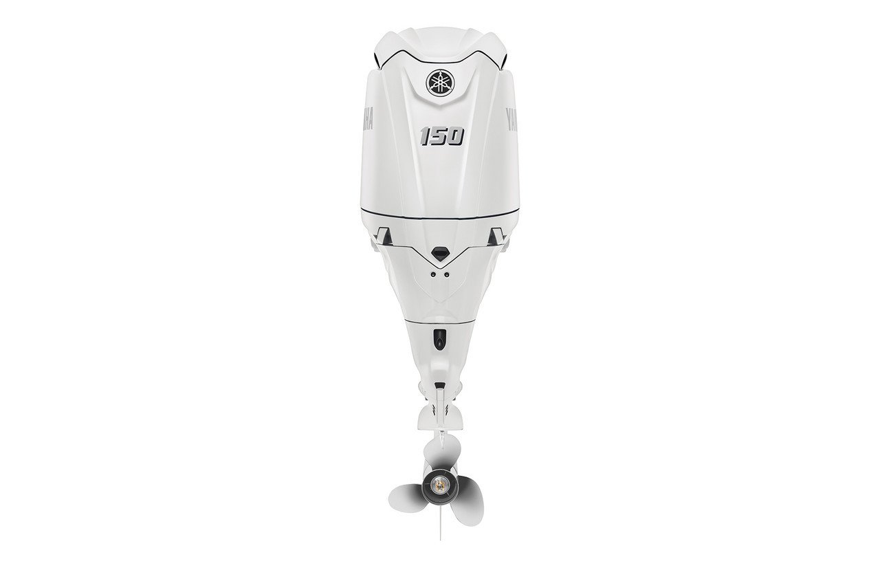 Yamaha 150hp Standard Outboard Motor 20" Shaft Standard Rotation Pearl White F150LD2 - Image 3
