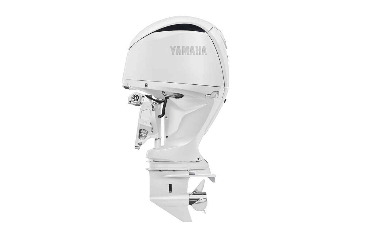 Yamaha 200hp DEC Outboard Motor 25" Shaft Counter Rotation White LF200XSA2 - Image 2