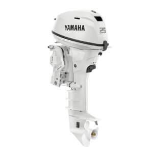 Yamaha 25hp High Thrust Outboard Motor 25" Shaft Standard Rotation White T25XWTC2