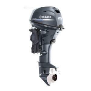 Yamaha 25hp High Thrust Outboard Motor 25" Shaft Standard Rotation Grey T25XWTC