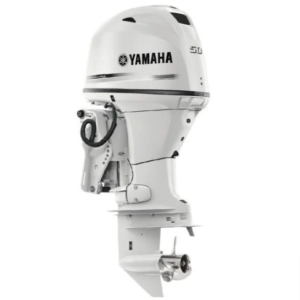 Yamaha 50hp Midrange Outboard Motor 20" Shaft Standard Rotation Pearl White F50LC2 WT