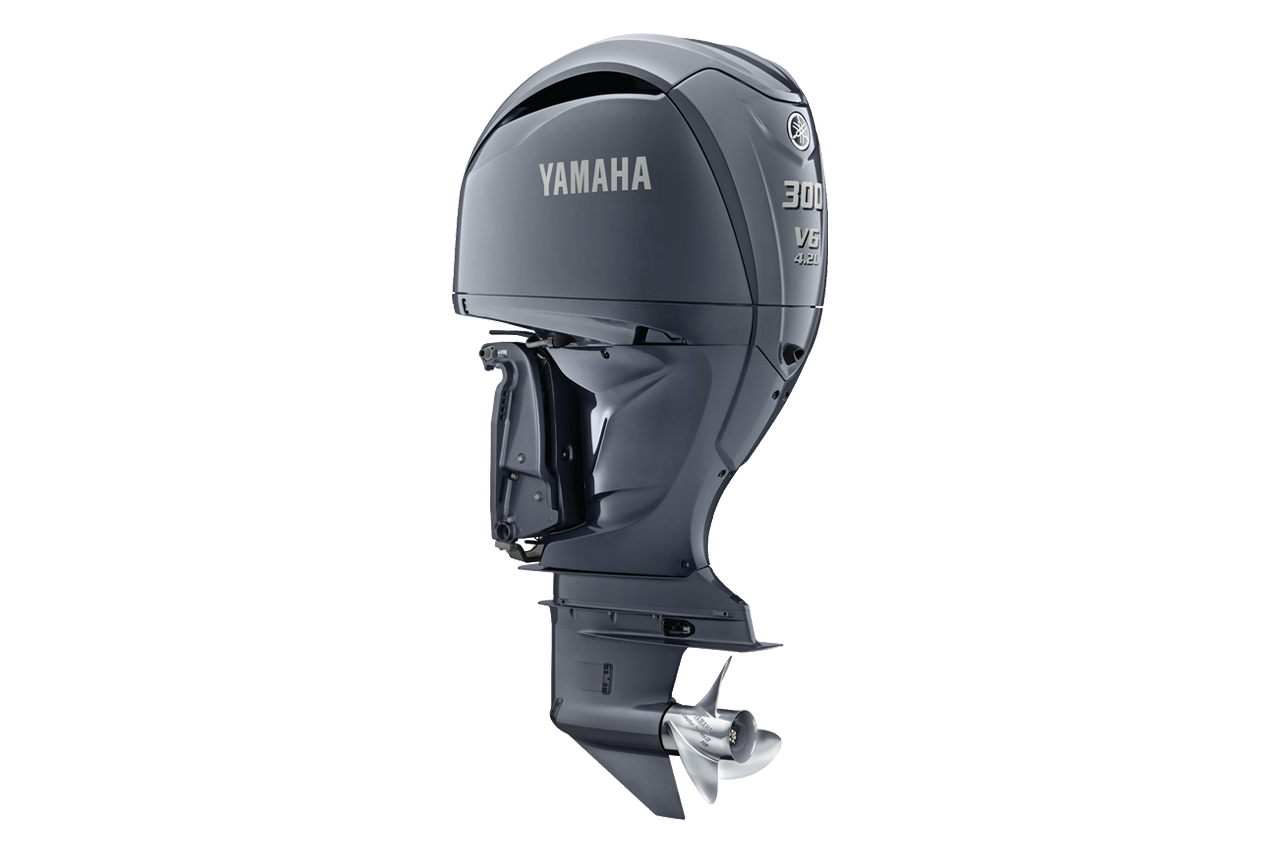 Yamaha 300hp DEC Outboard Motor 35" Shaft Standard Rotation Grey F300ECB